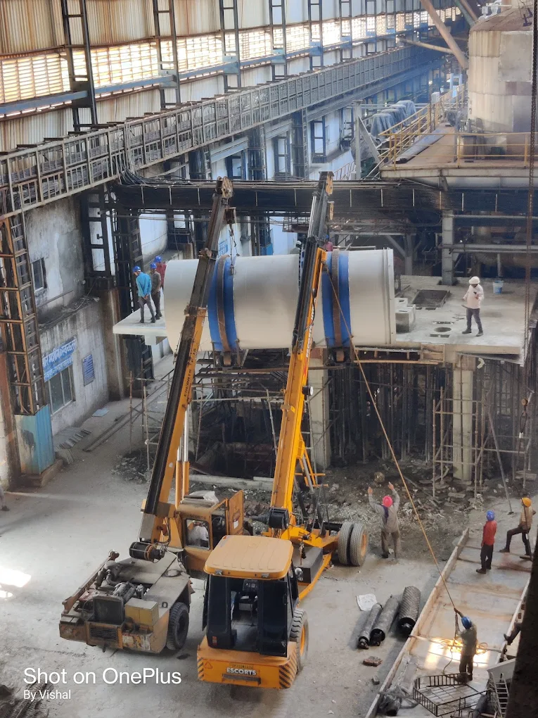 Heavy Equipment Erection - Precision Crane Operations